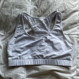 White ZYIA sports bra